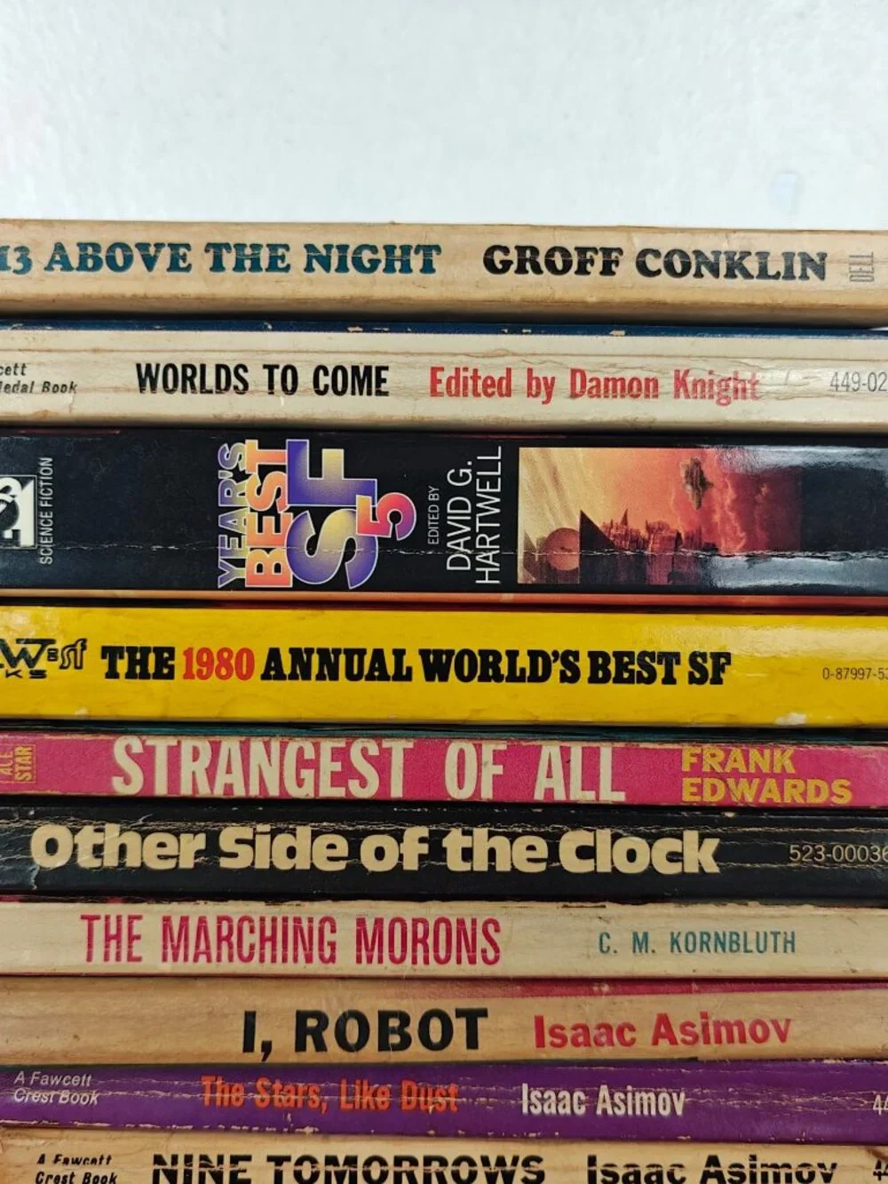 Vintage Science Fiction Paperback Lot Of 30 Books Asimov Heinlein Silverberg